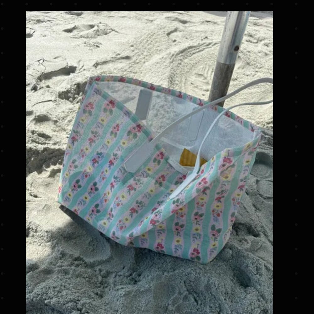 Rifle Paper Co. - Mesh Tote and Pouch - Climbing Roses - Picture 5 of 5